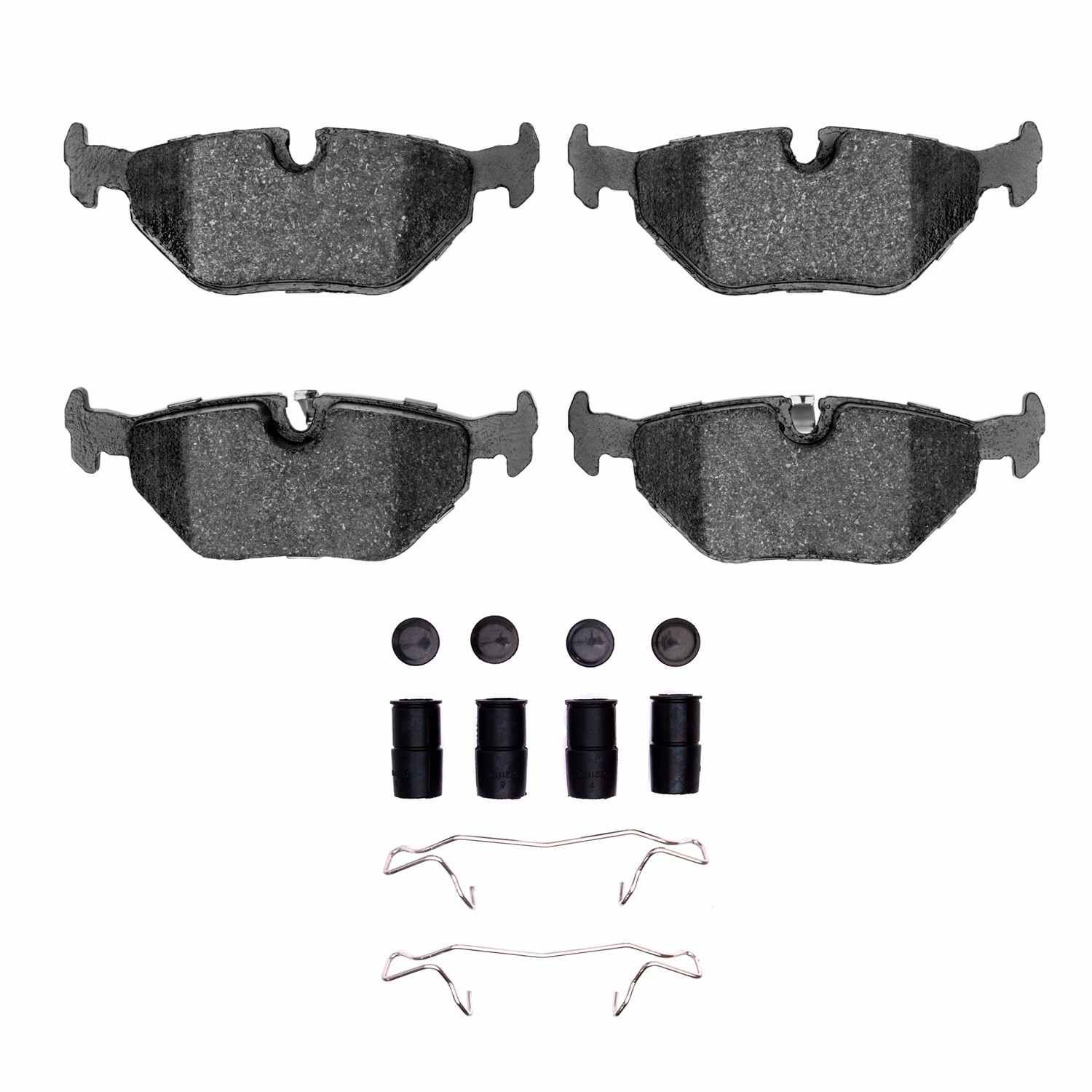 DF_2311069202_Fro.jpg R1 Concepts 99-10 Saab 9-5 Rear Semi Met Pads & Hardware Kit - Image 1