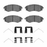 R1 Concepts 89-03 Hyundai Elantra Front Semi Met Pads & Hardware Kit