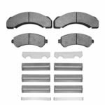 R1 Concepts 97-99 Chevrolet P30 Front/Rear Semi Met Pads & Hardware Kit