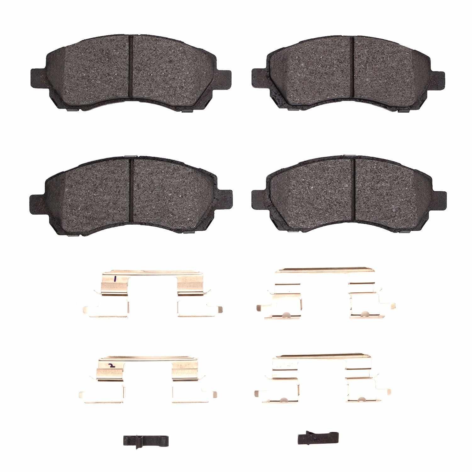 DF_2311072201_Fro.jpg R1 Concepts 97-01 Subaru Legacy Front Semi Met Brake Pads and Hardware Kit - Image 1
