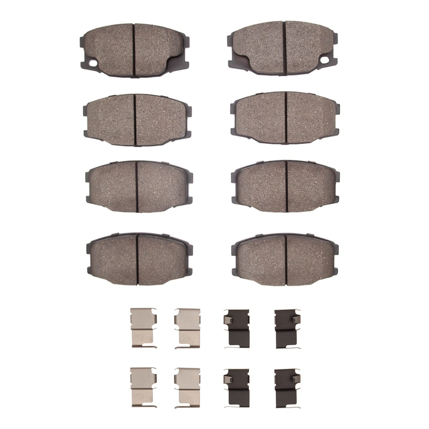 DF_2311073401_Fro.jpg R1 Concepts 95-04 Mitsubishi Fuso Front Semi Met Brake Pads and Hardware Kit - Image 1