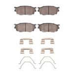 R1 Concepts 98-03 Mazda Protege Front Semi Met Pads & Hardware Kit