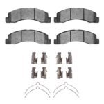 R1 Concepts 99-05 Ford F-250 2WD (Super Duty) Front Semi Met Pads & Hardware Kit