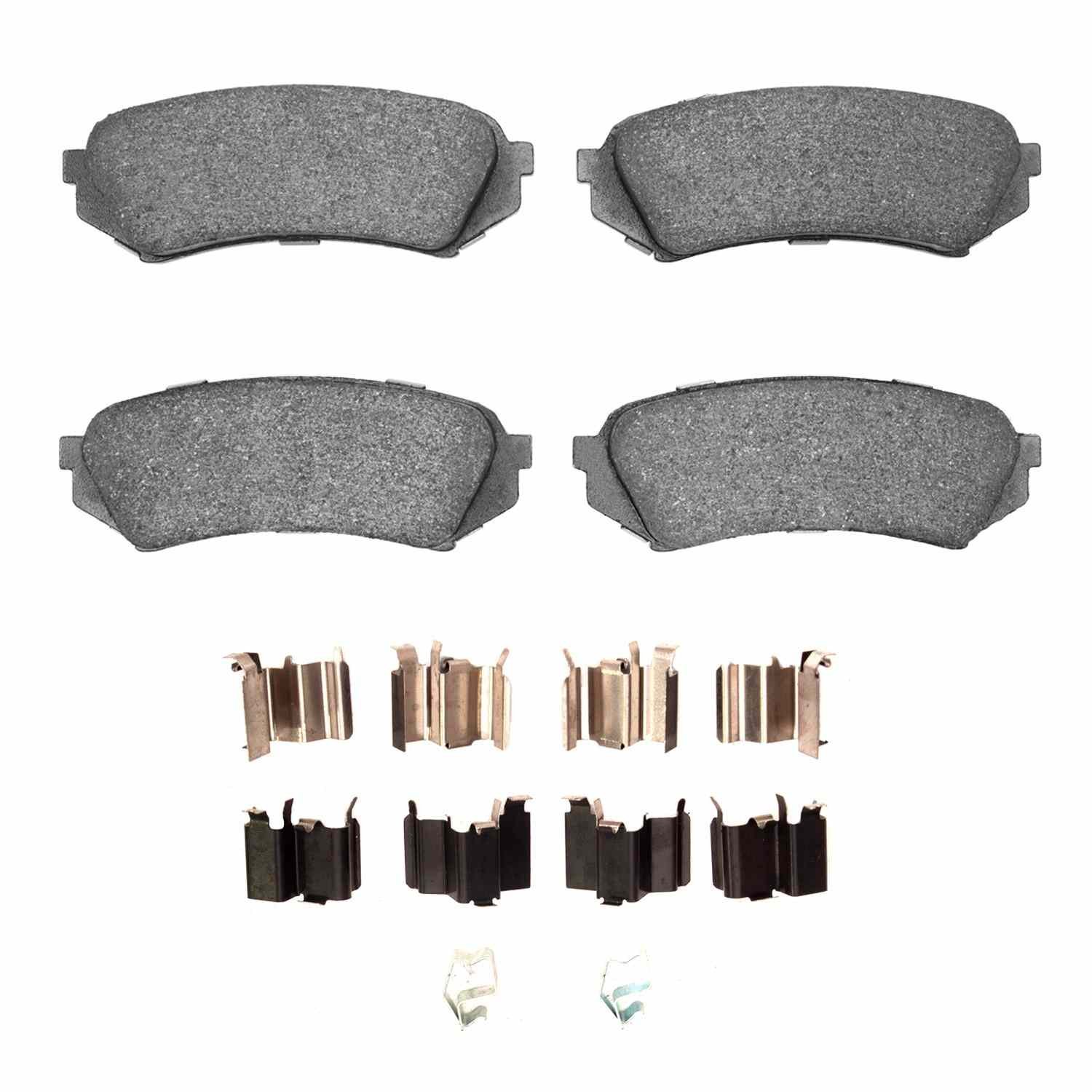 DF_2311077301_Fro.jpg R1 Concepts 98-07 Toyota Land Cruiser Rear Semi Met Brake Pads and Hardware Kit - Image 1