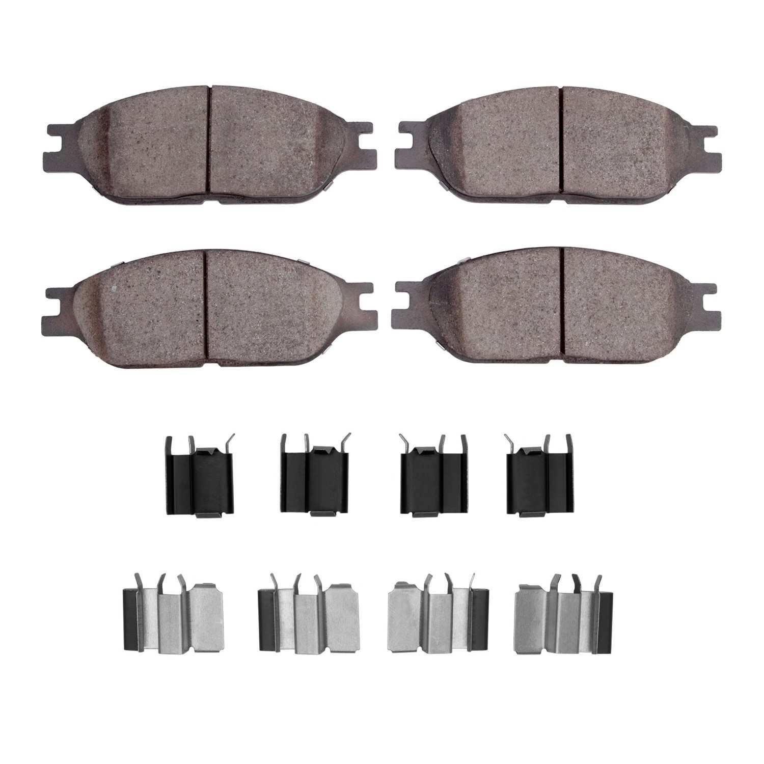 DF_2311080301_Fro.jpg R1 Concepts 99-03 Ford Windstar Front Semi Met Pads & Hardware Kit - Image 1