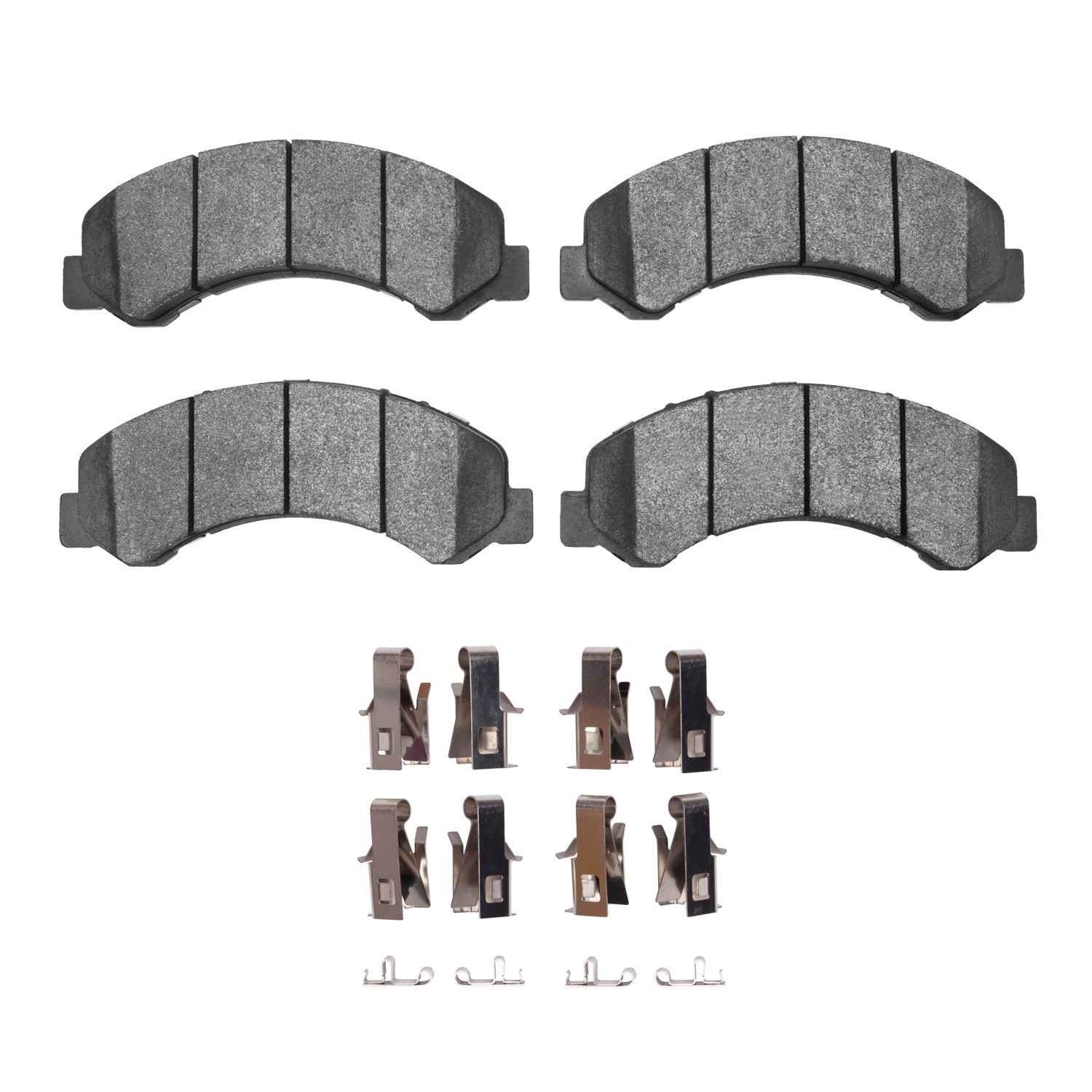 DF_2311082601_Fro.jpg R1 Concepts 98-99 Chevrolet W5500 Tiltmaster Front Semi Met Pads & Hardware Kit - Image 1
