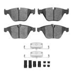 R1 Concepts 02-13 BMW 528I xDrive Front Semi Met Pads & Hardware Kit