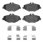 R1 Concepts 03-09 Mercedes-Benz E320 Front Semi Met Pads & Hardware Kit