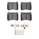 R1 Concepts 05-11 Mercedes-Benz SLK350 Front Semi Met Pads & Hardware Kit