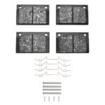 R1 Concepts 89-03 Rolls-Royce Corniche Ii Rear Semi Met Brake Pads and Hardware Kit