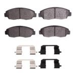 R1 Concepts 98-02 Honda Accord Sedan Front Semi Met Brake Pads and Hardware Kit