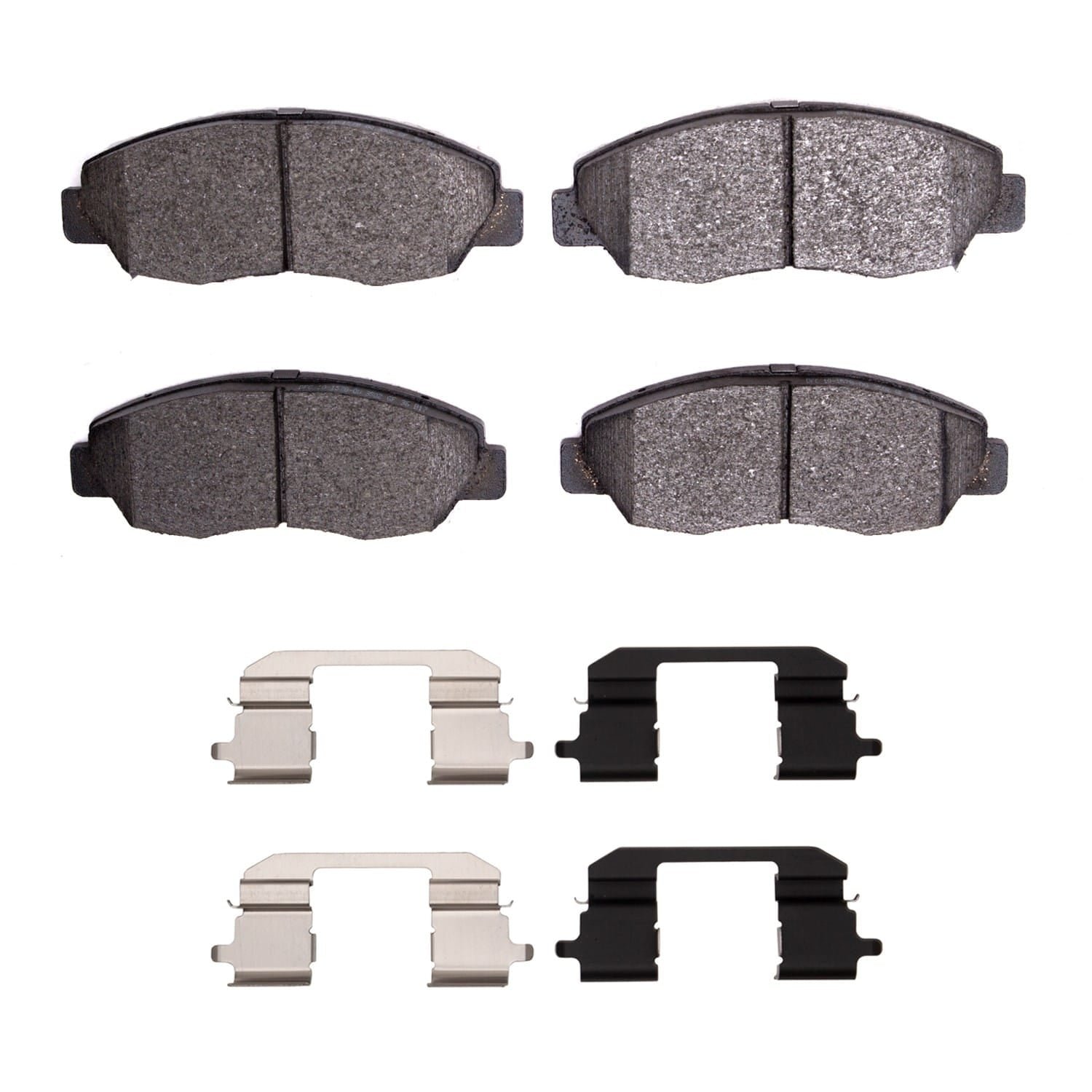 DF_2311157802_Fro.jpg R1 Concepts 98-02 Honda Accord Sedan Front Semi Met Brake Pads and Hardware Kit - Image 1