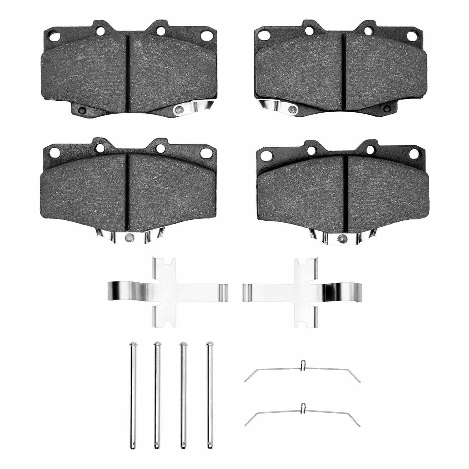 DF_2400043601_Fro.jpg R1 Concepts 95-04 Toyota Tacoma Front Performance Off-Road/Tow Brake Brake Pads & Hardware Kit - Image 1