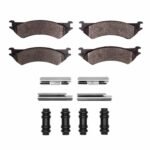 R1 Concepts 99-07 Ford E-250 Econoline Rear Performance Off-Road/Tow Brake Pads & Hardware Kit