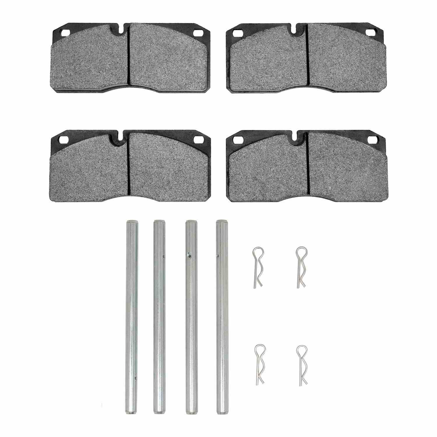 DF_2400102701_Fro.jpg R1 Concepts 87-12 Damon DAYBREAK Front/Rear Performance Off-Road/Tow Brake Pads & Hardware Kit - Image 1
