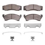 R1 Concepts 78-78 Mercury Grand Marquis Front Optimum OE Pads & Hardware Kit