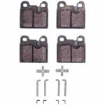 R1 Concepts 87-89 Alfa Romeo Milano Rear Optimum OE Pads & Hardware Kit