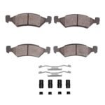 R1 Concepts 81-89 Chrysler LeBaron Front Optimum OE Pads & Hardware Kit