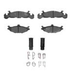 R1 Concepts 84-90 Chrysler LeBaron GTC & GTS Front Optimum OE Pads & Hardware Kit