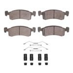 R1 Concepts 83-87 Chrysler New Yorker Front Optimum OE Pads & Hardware Kit