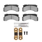 R1 Concepts 84-86 Ford B600 Bus Chassis Fr Optimum OE Brake Pads and Hardware Kit