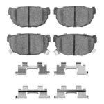 R1 Concepts 87-89 Nissan 300ZX Rear Optimum OE Pads & Hardware Kit