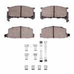 R1 Concepts 80-89 Subaru GLF Front Optimum OE Pads & Hardware Kit
