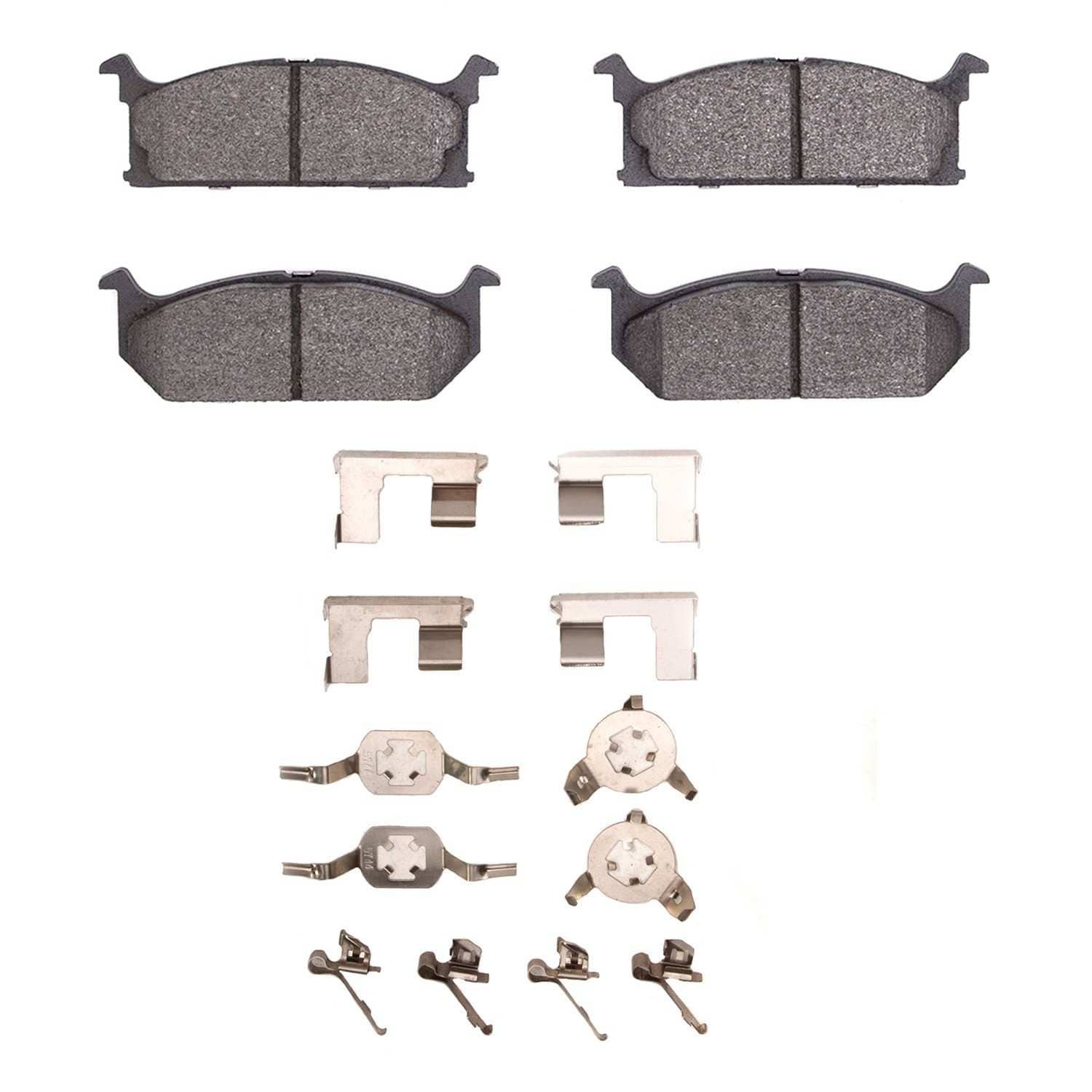 DF_2551029601_Fro.jpg R1 Concepts 85-88 Chevrolet Sprint Front Optimum OE Pads & Hardware Kit - Image 1