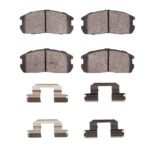 R1 Concepts 85-90 Dodge Colt Front Optimum OE Pads & Hardware Kit