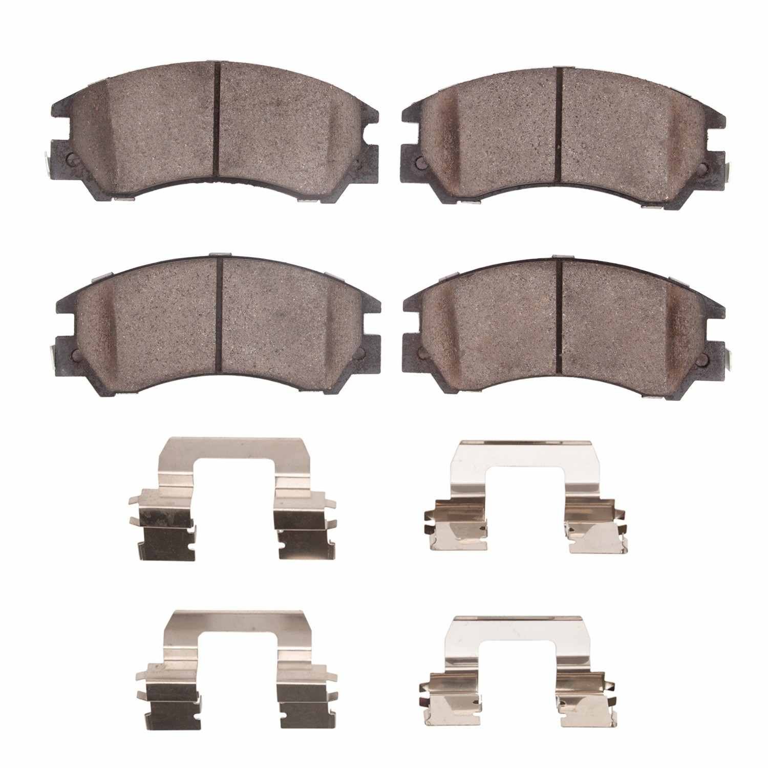 DF_2551031101_Fro.jpg R1 Concepts 85-94 Subaru XT Front Optimum OE Pads & Hardware Kit - Image 1