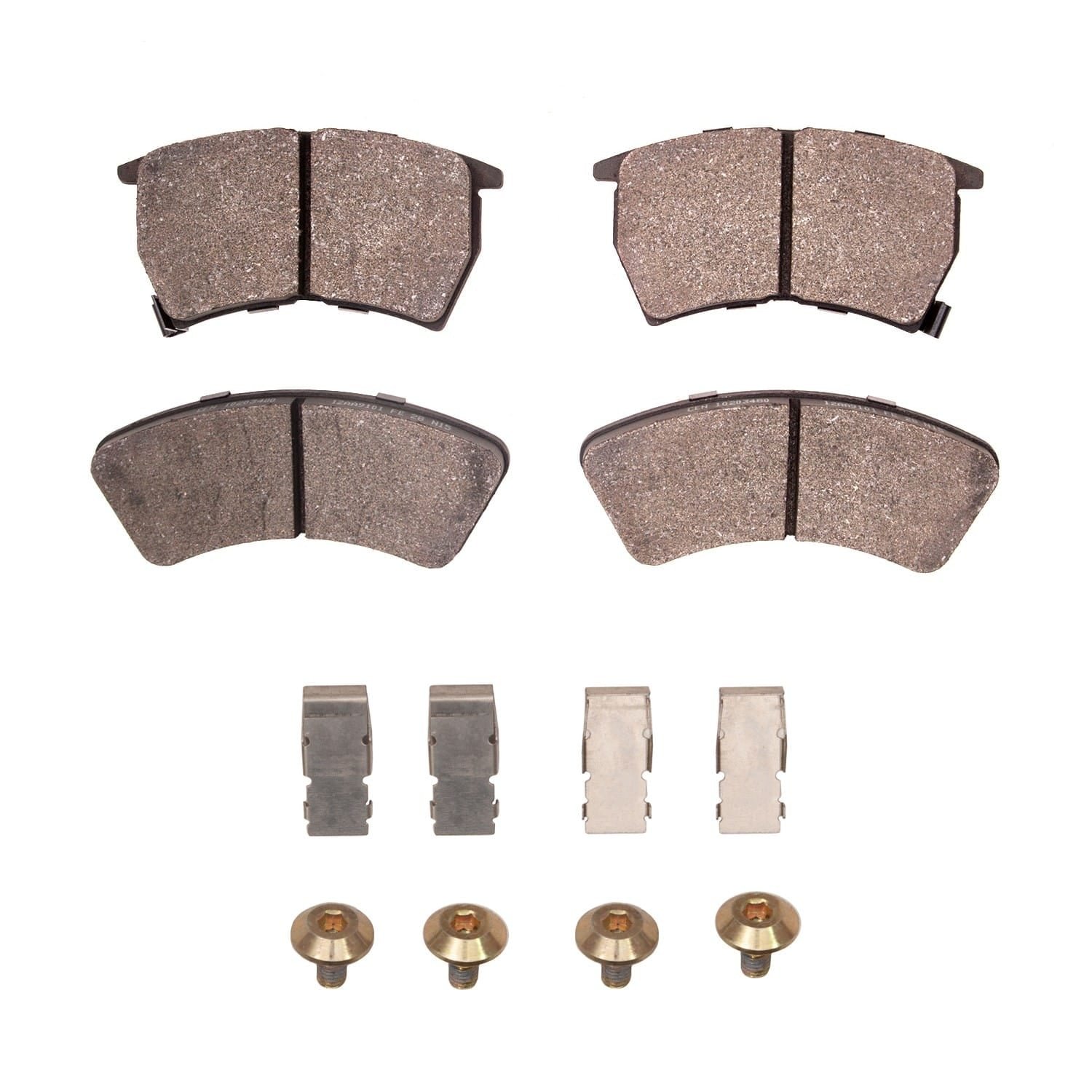 DF_2551034801_Fro.jpg R1 Concepts 87-89 Mazda 323 Front Optimum OE Pads & Hardware Kit - Image 1