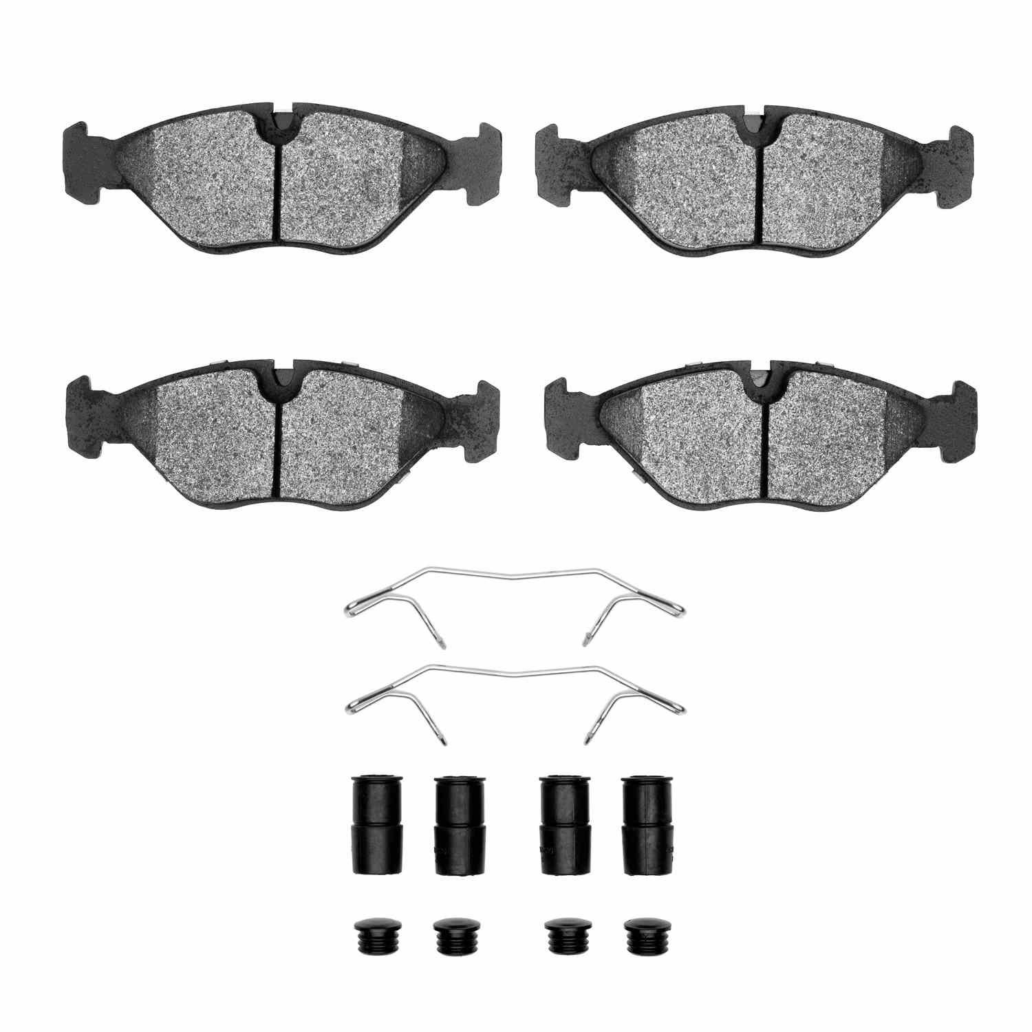 DF_2551040301_Fro.jpg R1 Concepts 88-98 Saab 9000 Front Optimum OE Pads & Hardware Kit - Image 1