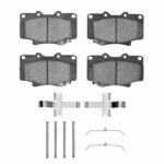 R1 Concepts 90-92 Toyota Land Cruiser Front Optimum OE Pads & Hardware Kit