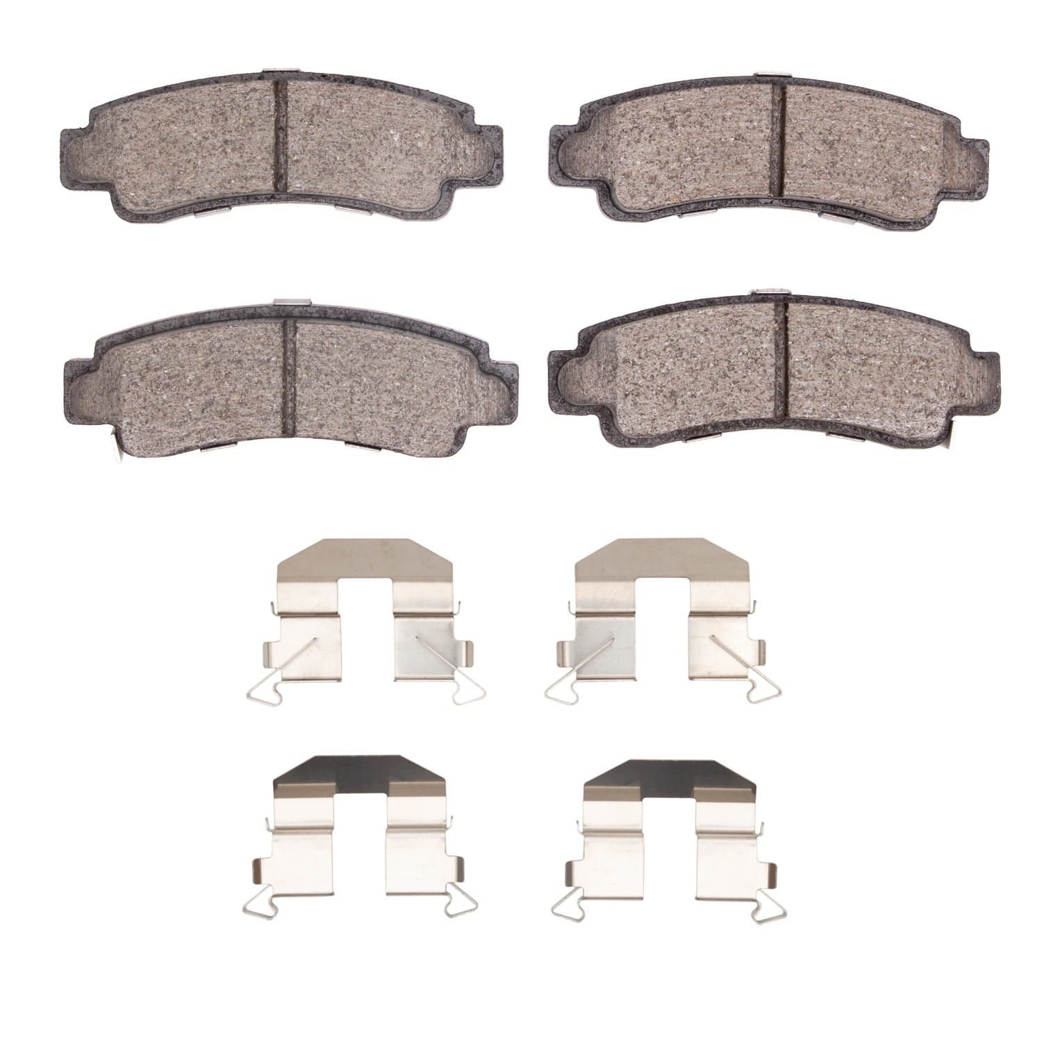 DF_2551051101_Fro.jpg R1 Concepts 91-06 Nissan NX Rear Optimum OE Pads & Hardware Kit - Image 1