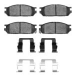 R1 Concepts 91-92 Dodge Colt Front Optimum OE Pads & Hardware Kit