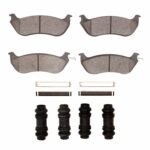 R1 Concepts 96-02 Lincoln Town Car Rear Optimum OE Pads & Hardware Kit