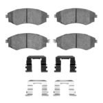 R1 Concepts 97-06 Nissan Sentra Front Optimum OE Pads & Hardware Kit