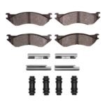 R1 Concepts 97-04 Dodge Ram 1500 Pickup Front Optimum OE Pads & Hardware Kit