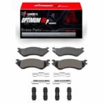 R1 Concepts 97-04 Lincoln Ram 1500 Van Front Optimum OE Brake Pads and Hardware Kit