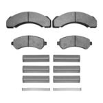R1 Concepts 95-00 Chevrolet C3500 Front/Rear Optimum OE Pads & Hardware Kit