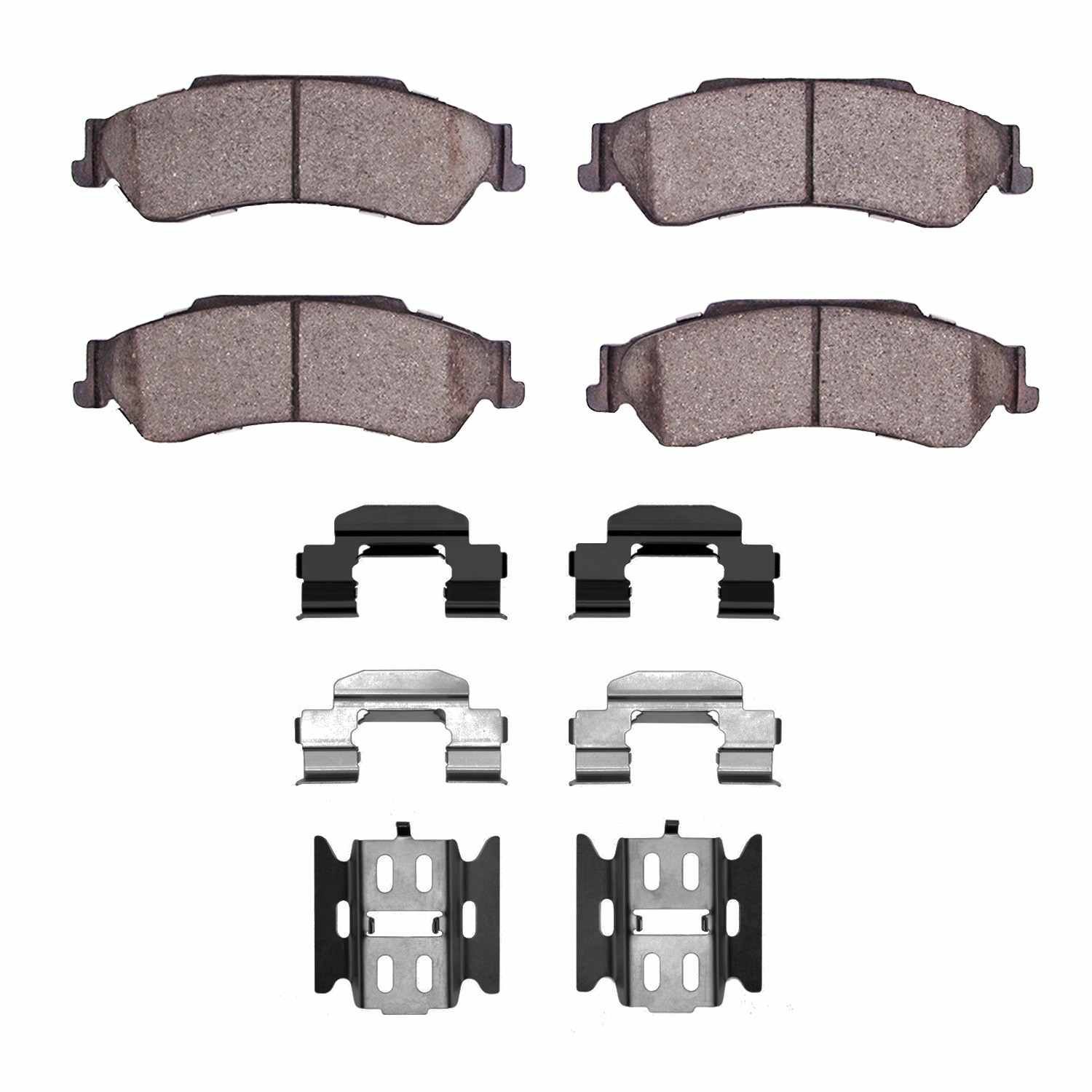 DF_2551072901_Fro.jpg R1 Concepts 97-05 Chevrolet S10 Rear Optimum OE Pads & Hardware Kit - Image 1