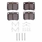 R1 Concepts 97-04 Mitsubishi Montero Sport (USA/Canada) Rear Optimum OE Pads & Hardware Kit
