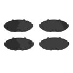 R1 Concepts 98-02 Ford Crown Victoria Front R1 Concepts Optimum OE Brake Pads - Image 2