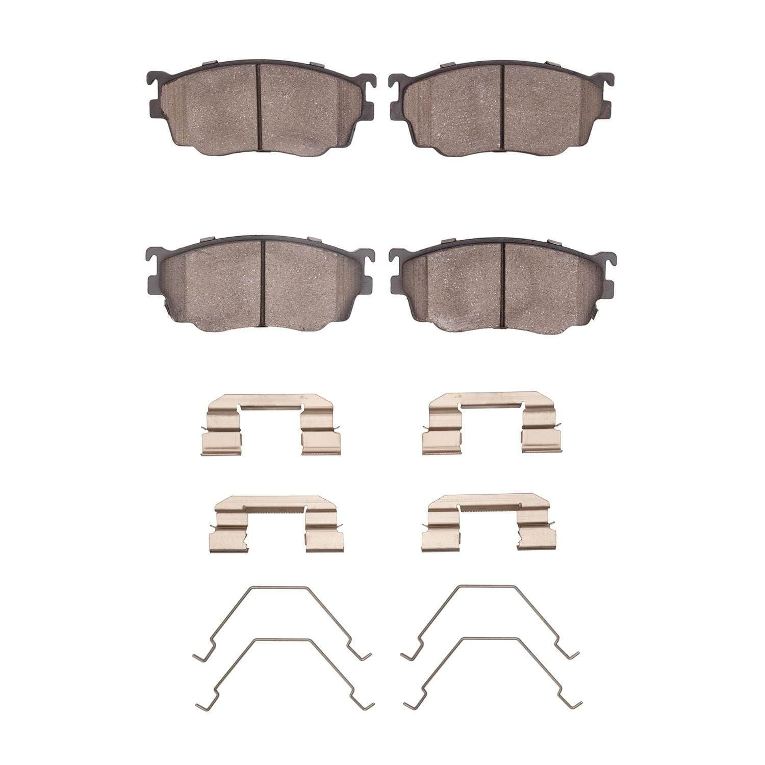 DF_2551075501_Fro.jpg R1 Concepts 98-03 Mazda 626 Front Optimum OE Pads & Hardware Kit - Image 1