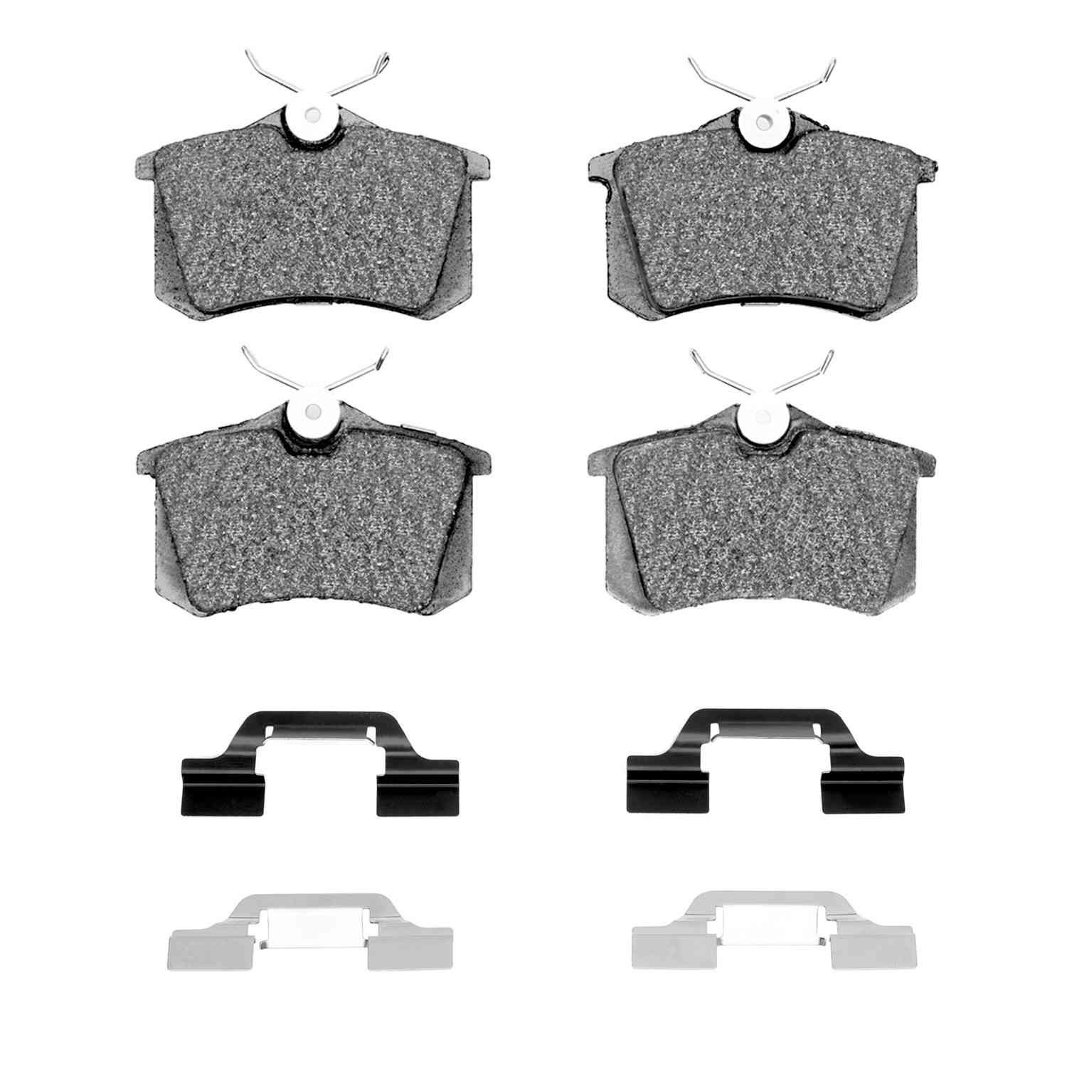 DF_2552034004_Fro.jpg R1 Concepts 03-06 Volkswagen Golf Rear Optimum OE Pads & Hardware Kit - Image 1
