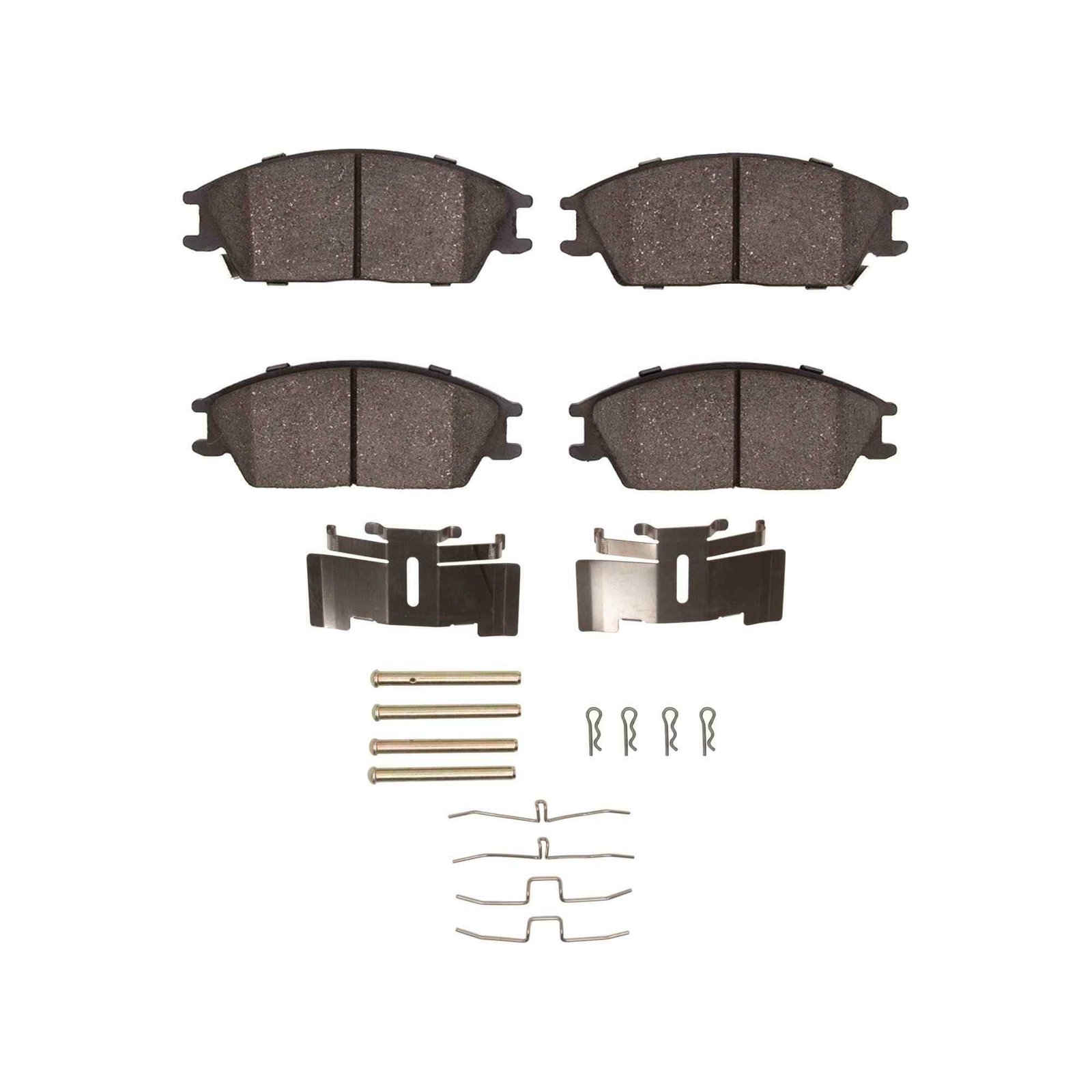 DF_2552044002_Kit.jpg R1 Concepts 87-99 Mitsubishi Scoupe Front Optimum OE Brake Pads and Hardware Kit - Image 1