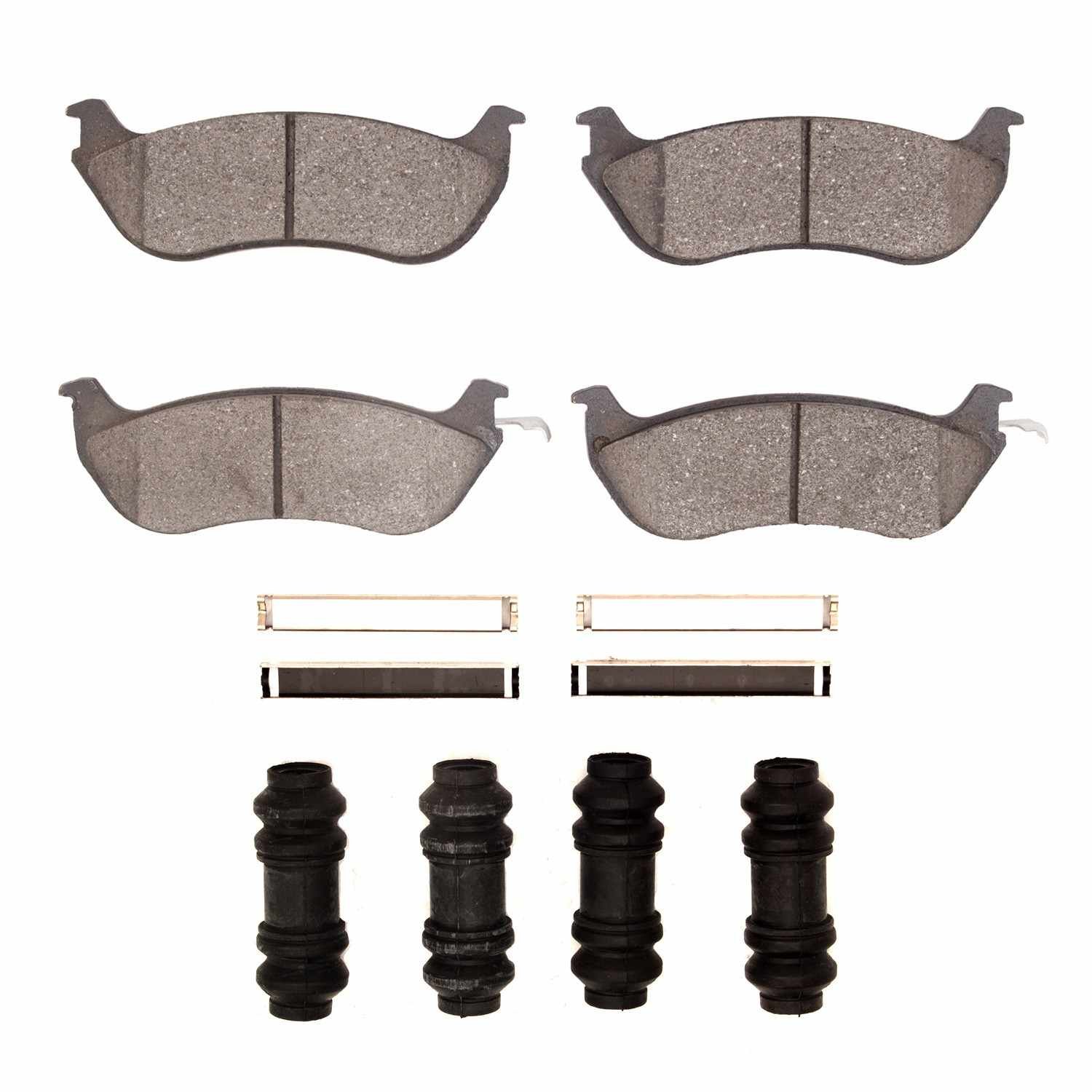 DF_2552069001_Fro.jpg R1 Concepts 96-02 Ford Crown Victoria Rear Optimum OE Pads & Hardware Kit - Image 1