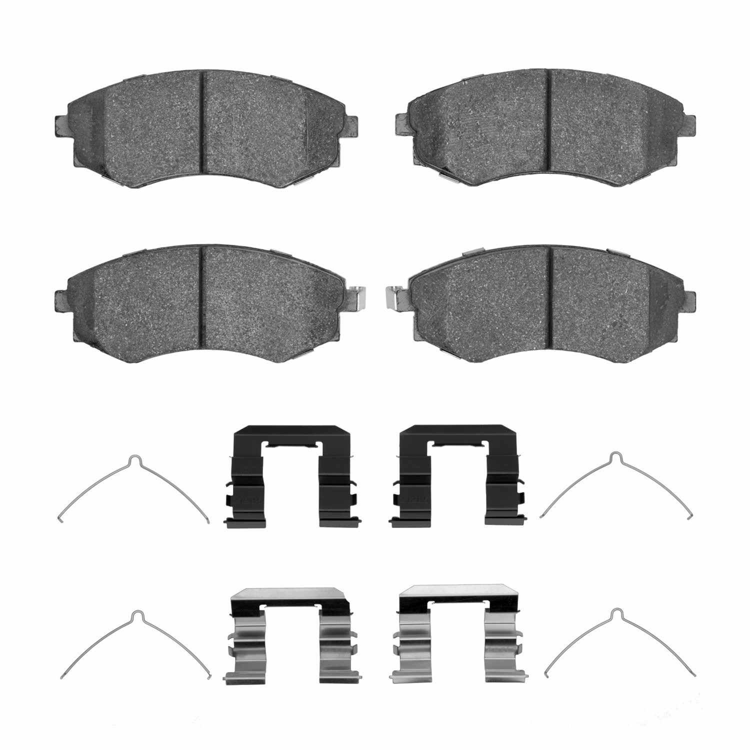 DF_2552070002_Fro.jpg R1 Concepts 89-03 Hyundai Sonata Front Optimum OE Pads & Hardware Kit - Image 1