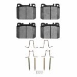 R1 Concepts 80-85 Mercedes-Benz 300CD Front Euro Ceramic Pads & Hardware Kit