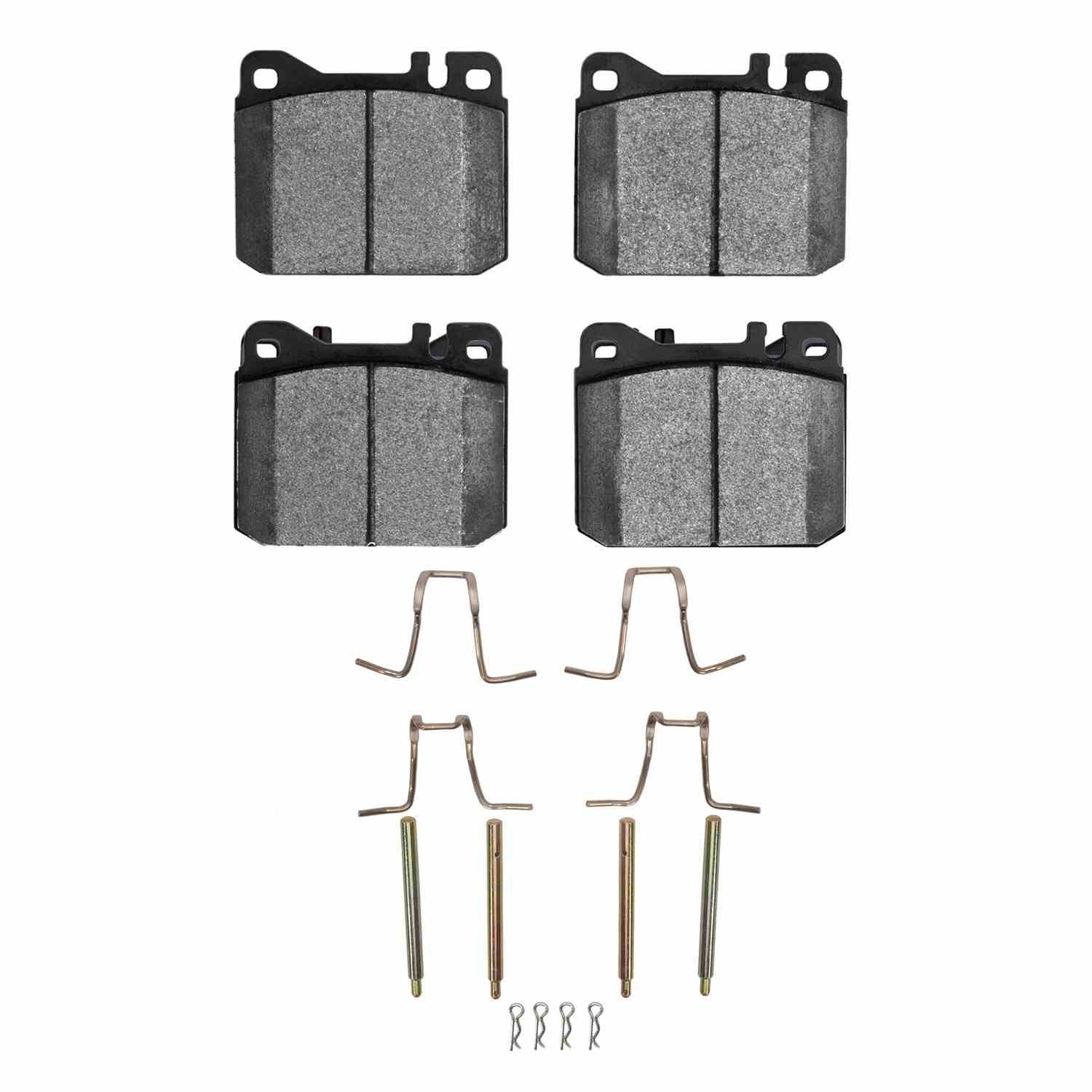 DF_2600014516_Fro.jpg R1 Concepts 80-85 Mercedes-Benz 300CD Front Euro Ceramic Pads & Hardware Kit - Image 1